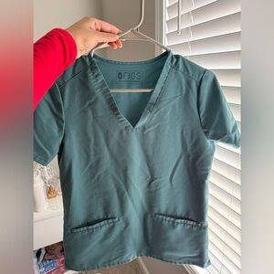 Figs Hydrogen Green Scrub top